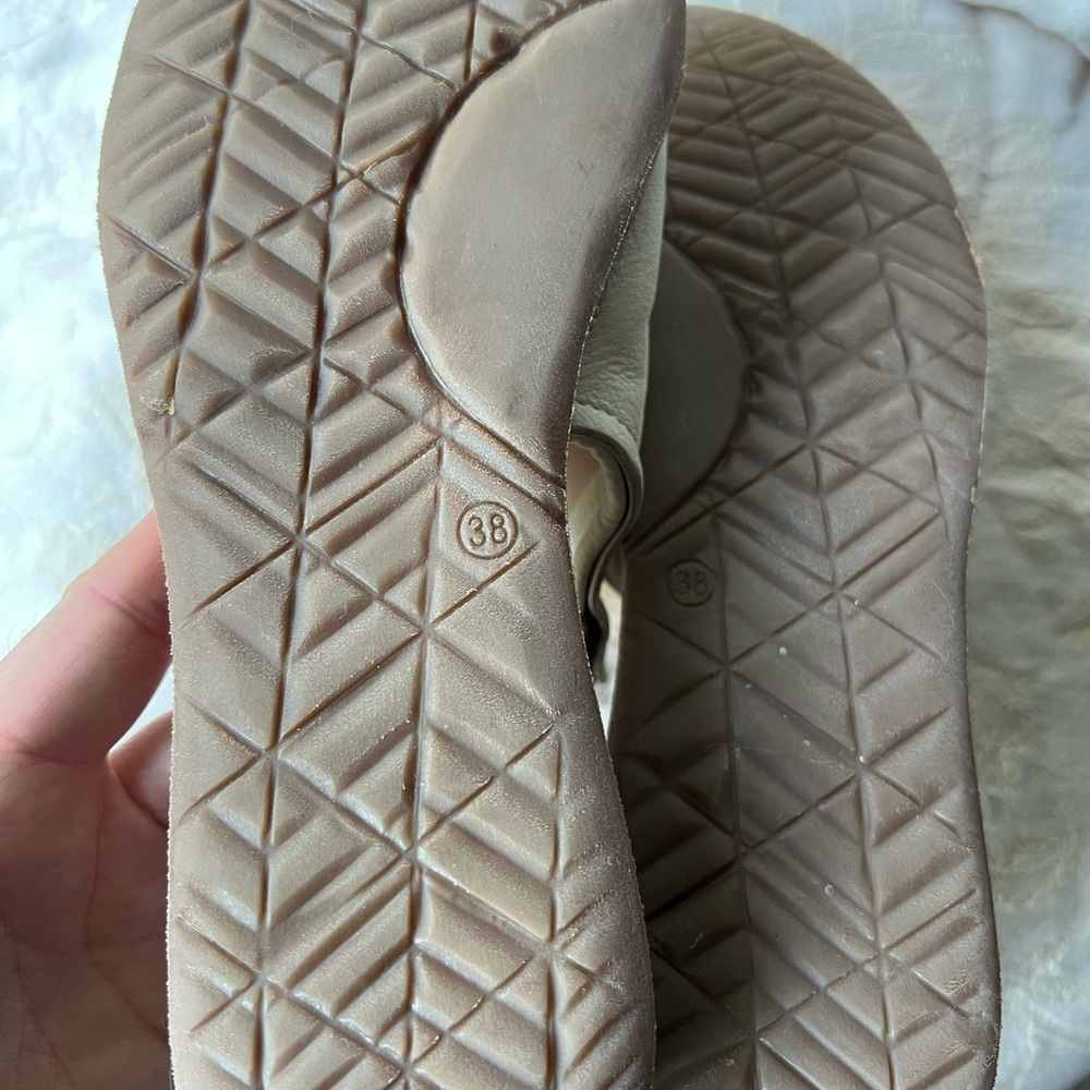 MIZ MOOZ Leather Sandal Found Linen Size 8 - Picture 6 of 6